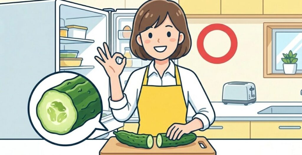 柔らかいきゅうりは食べられるか