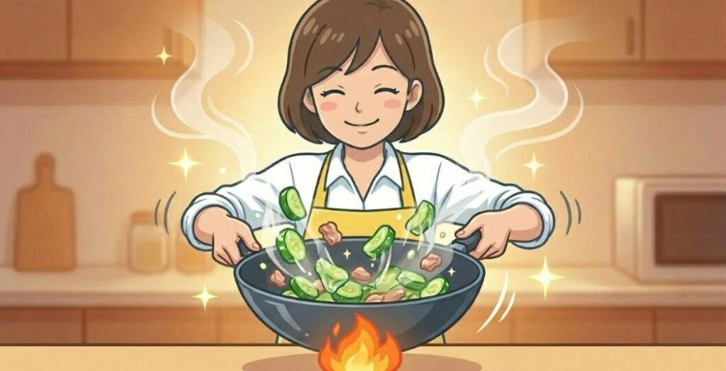 加熱調理で驚くほどソフトに