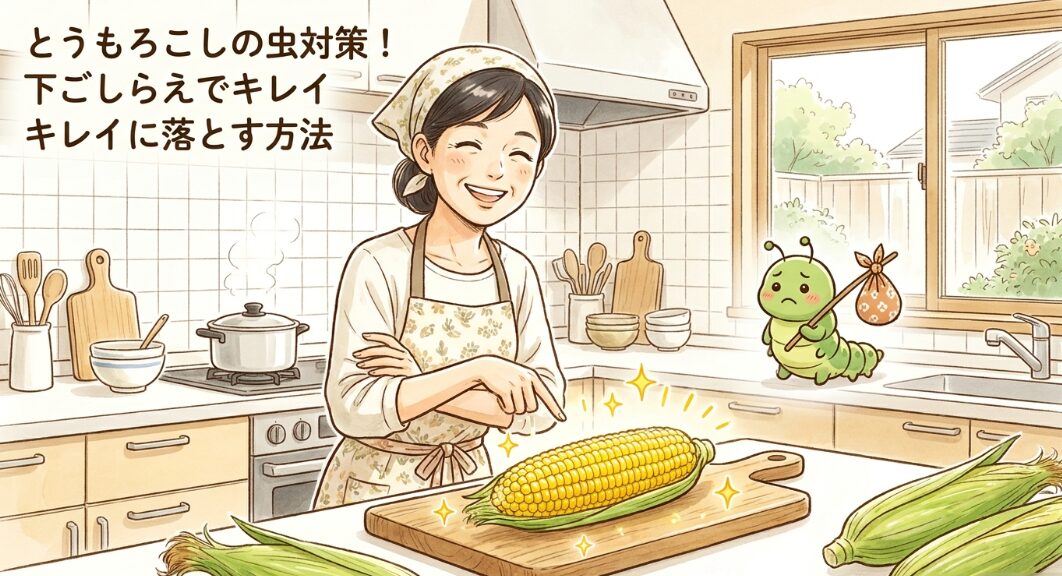 とうもろこしの虫対策