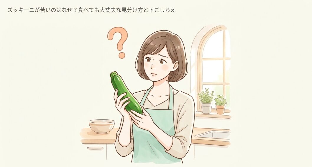 ズッキーニが苦いのはなぜ？