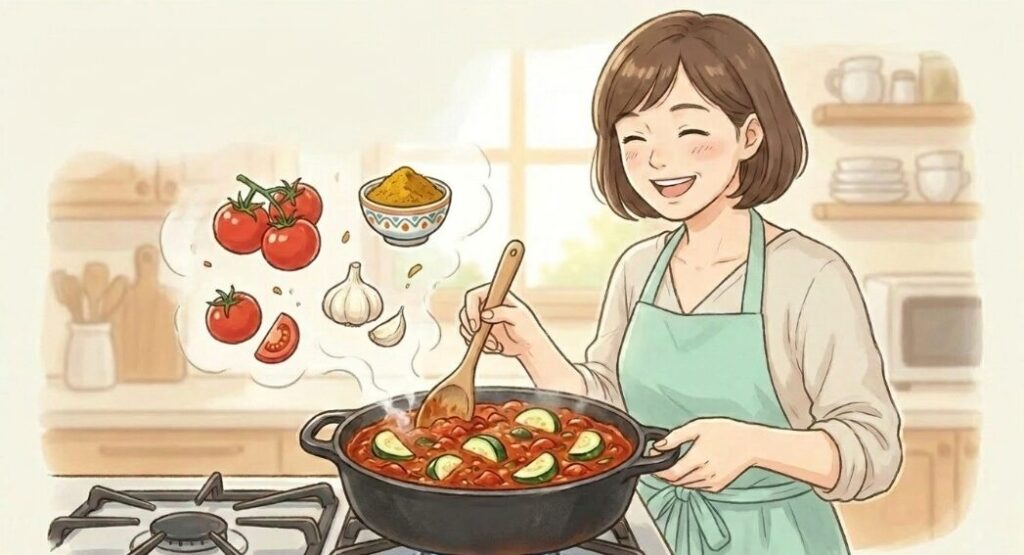 味付けを濃くして苦みをごまかすレシピ