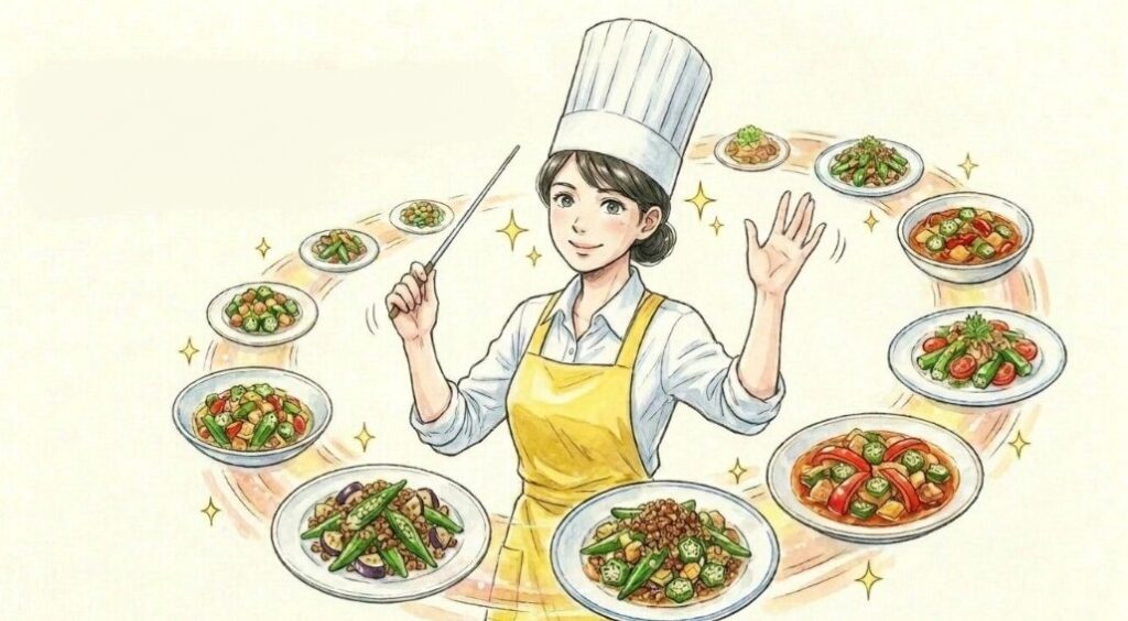 オクラを食べ過ぎないためのレシピ