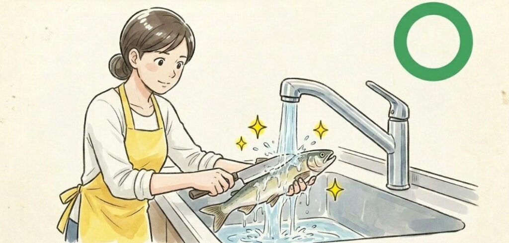 鮎を安全に楽しむための正しい下ごしらえ