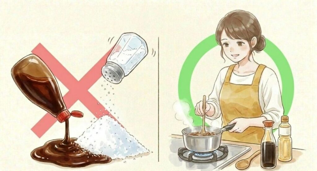 市販のタレの塩分や添加物の影響