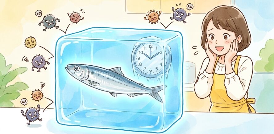 冷凍保存でいわしの鮮度を保つ理由