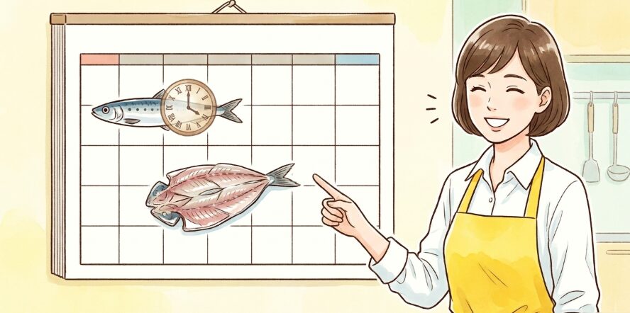 冷凍したいわしの保存期間の目安