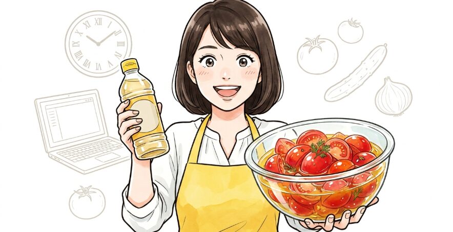 カンタン酢でパパッと！トマトのマリネ