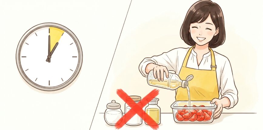 忙しい朝でも5分でできる理由