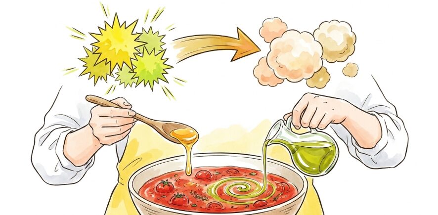 酸味をまろやかにする隠し味のコツ