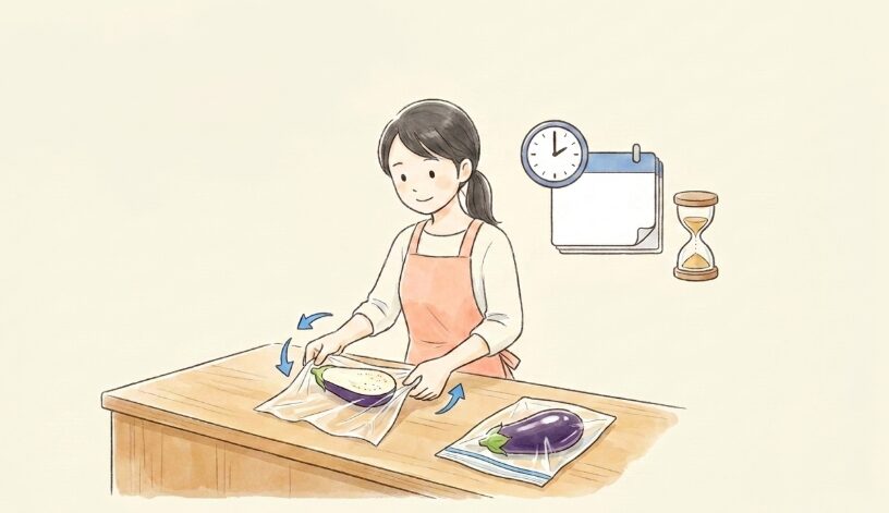 カットしたなすの保存期間と変色を防ぐコツ