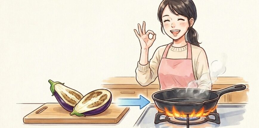 中身が茶色や黒に変色したなすは食べられるか