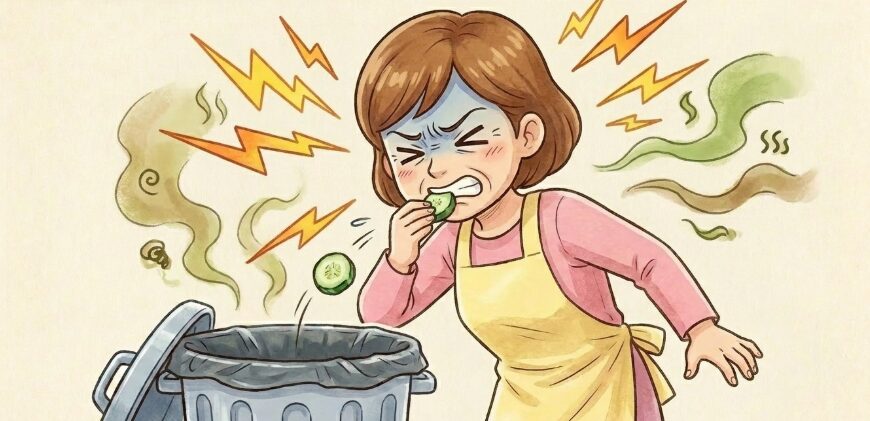 苦味や酸っぱい臭いがする時