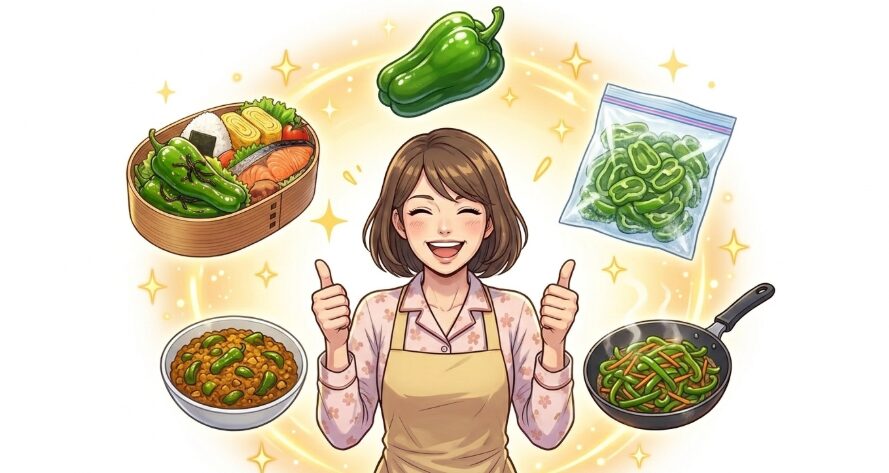ピーマンの冷凍がまずいお悩みを解決するまとめ