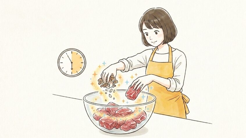 劇的に柔らかくなる魔法の下ごしらえ