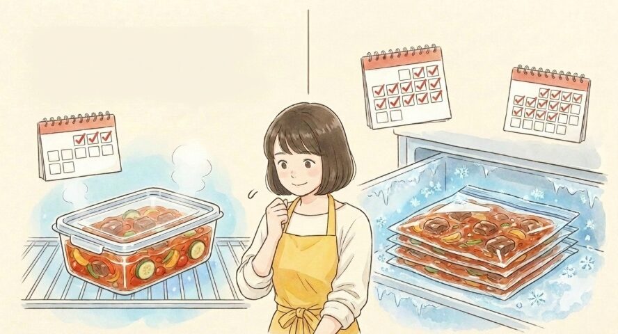 作り置きに最適な保存方法と日持ち