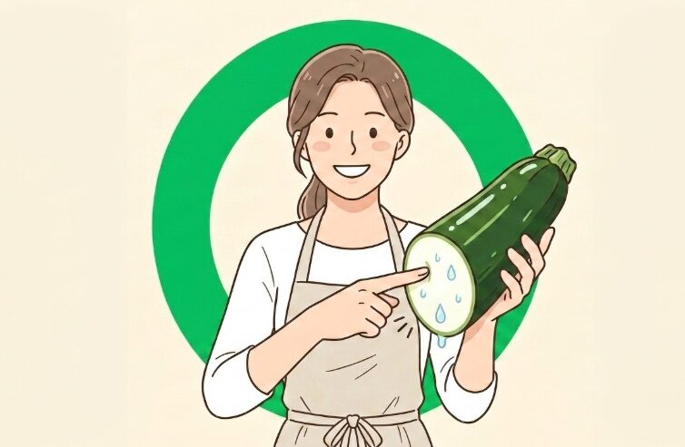 ズッキーニにぬるぬるがあっても食べられる状態