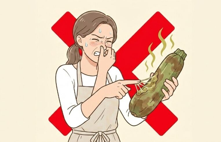 腐っているてズッキーニの特徴と見分け方