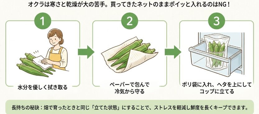 冷蔵庫で長持ちさせる保存のコツ