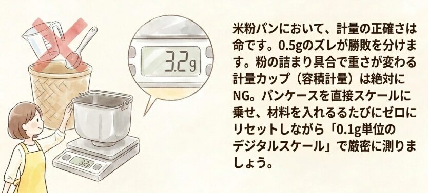 計量を正確に行うためのポイント