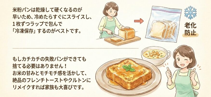 失敗したパンをおいしくリメイクする案