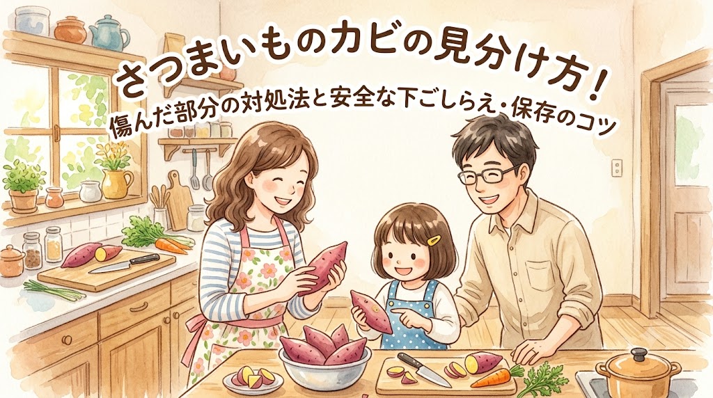 さつまいものカビの見分け方！