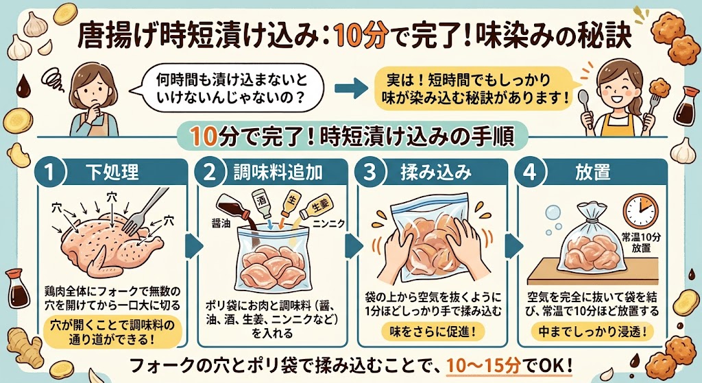 漬け込み時間を短縮する時短の下ごしらえ