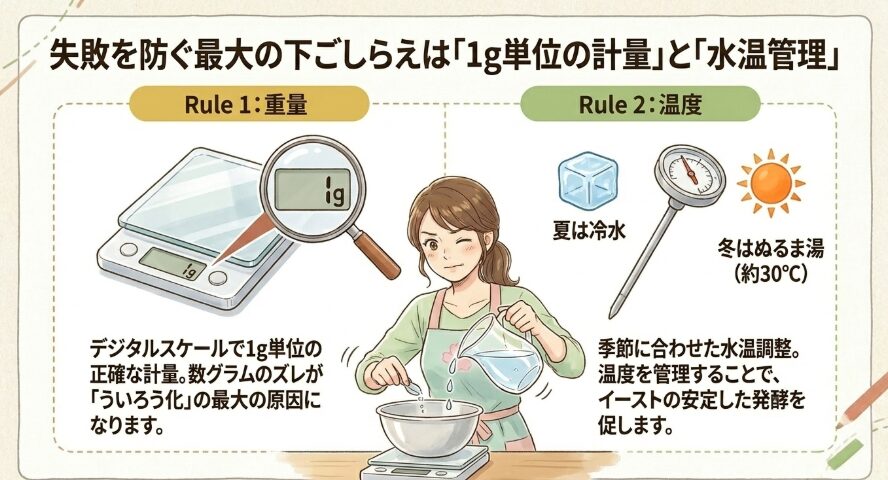 失敗しない米粉パン作りに必要な下ごしらえ