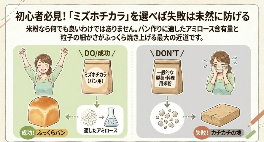 初心者でもふっくら焼けるおすすめの米粉