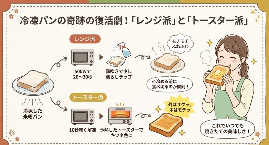 翌日でも硬くならないおいしい温め直しかた