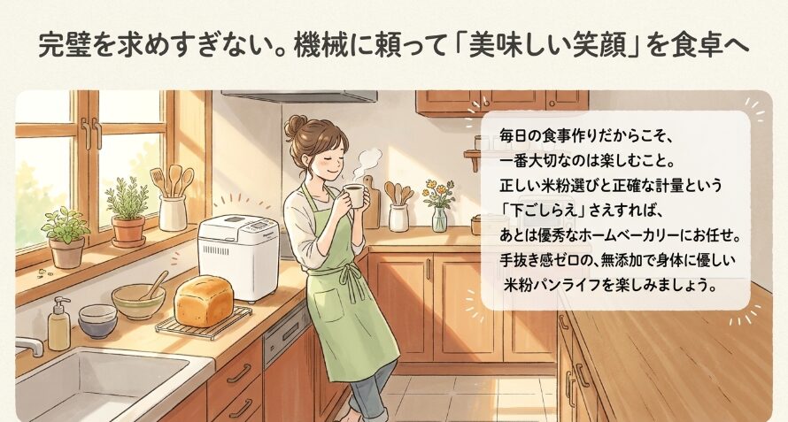 パナソニックのホームベーカリーで米粉パンを楽しむ極意