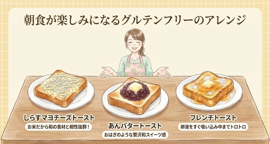 朝食が楽しみになるグルテンフリーのアレンジ