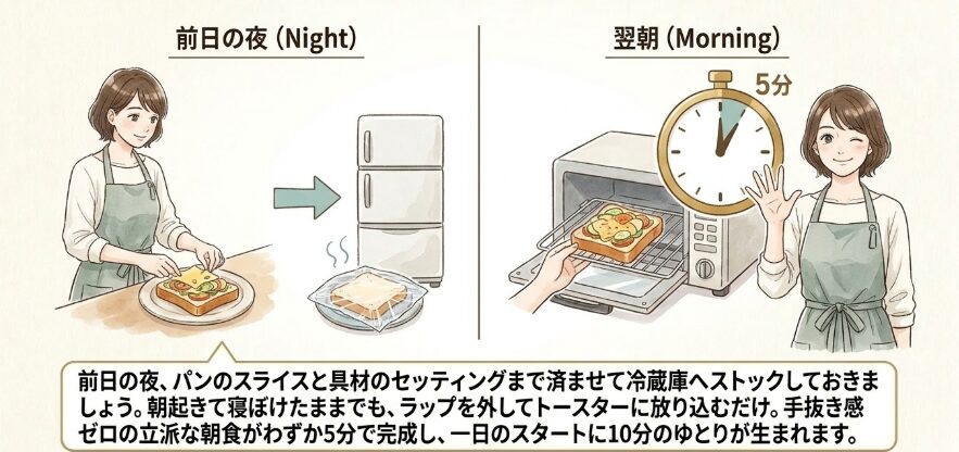 忙しい朝の時間を生み出す時短の工夫