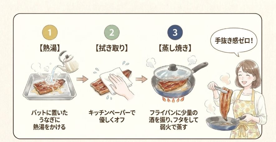 胃腸が弱い方でも安心なうなぎの下ごしらえ術