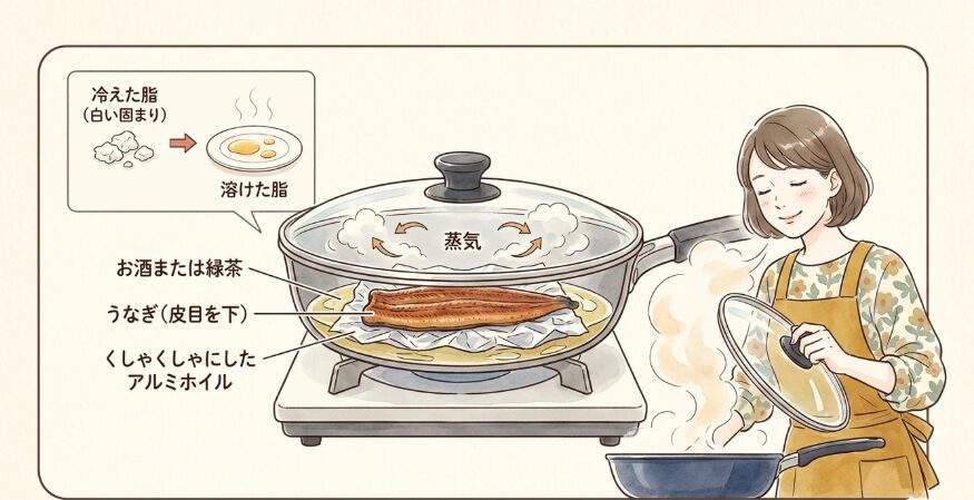 余ったうなぎをふっくら柔らかく温め直すコツ