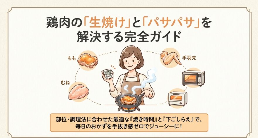 鶏肉は何分焼く？
