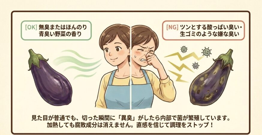 酸っぱい臭いや異臭がするときの注意点