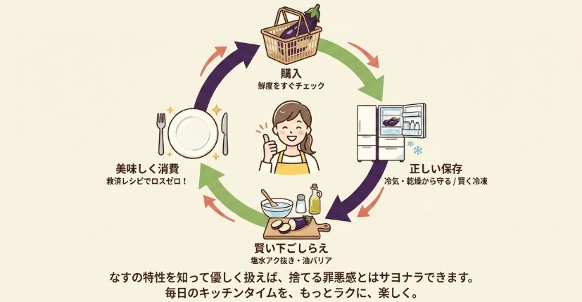 なすが腐る前に使い切るためのまとめ