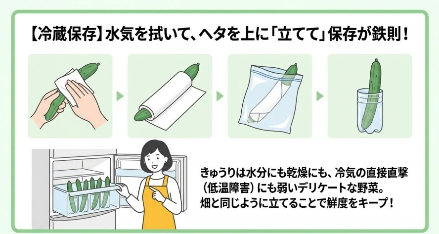 冷蔵庫で長持ちさせる保存テクニック