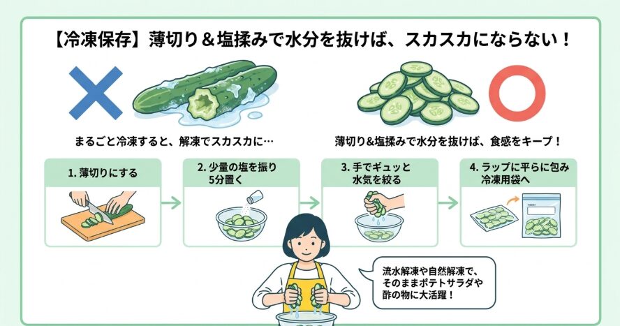冷凍保存で美味しさをキープする方法