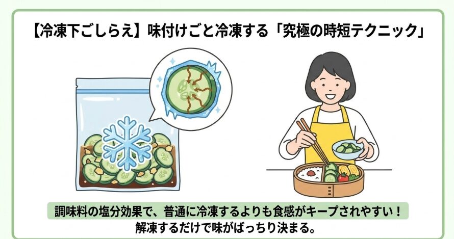 味付けして冷凍する時短下ごしらえ