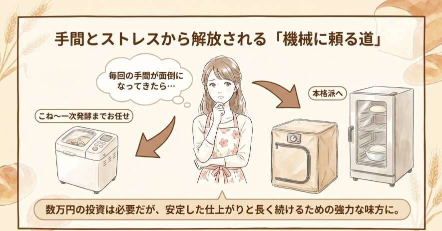 専用の発酵器を導入するという選択肢