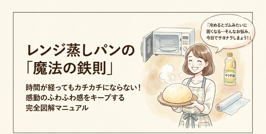 電子レンジでも感動のふわふわ感