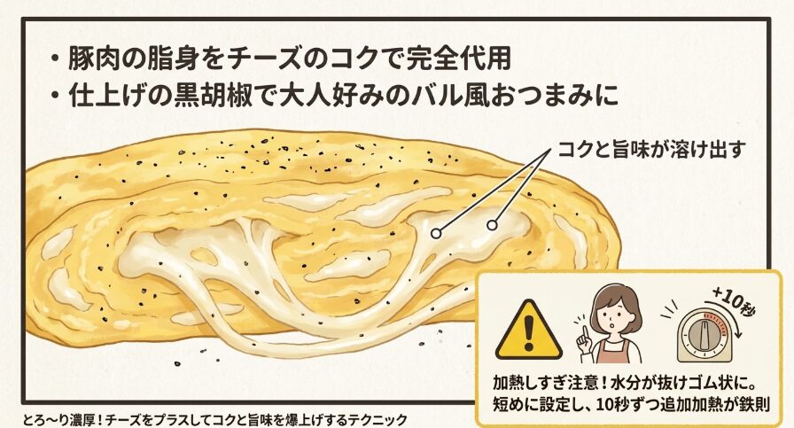 とろ~り濃厚!チーズをプラスしてコクと旨味を爆上げするテクニック