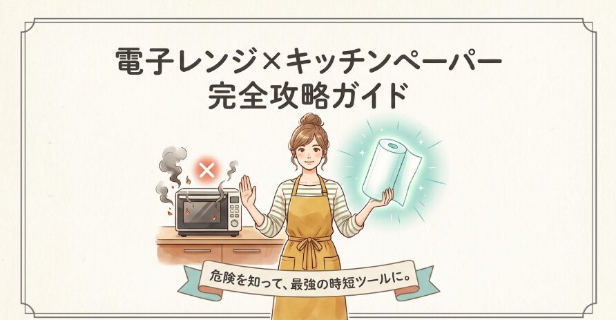 キッチンペーパーは電子レンジで使える？