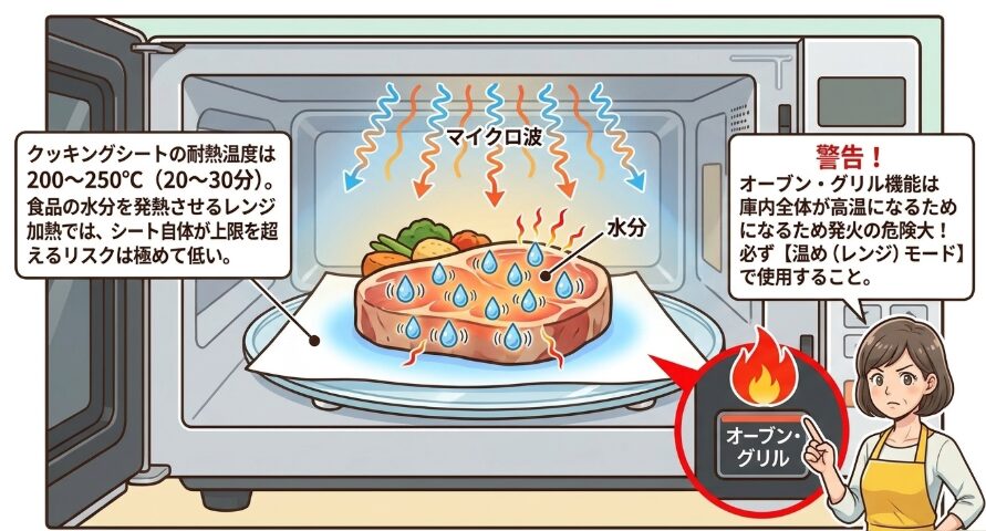 耐熱温度の目安とレンジの加熱システム