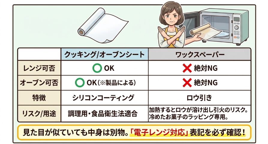 間違えやすい!オーブンシートや類似品との決定的な違い