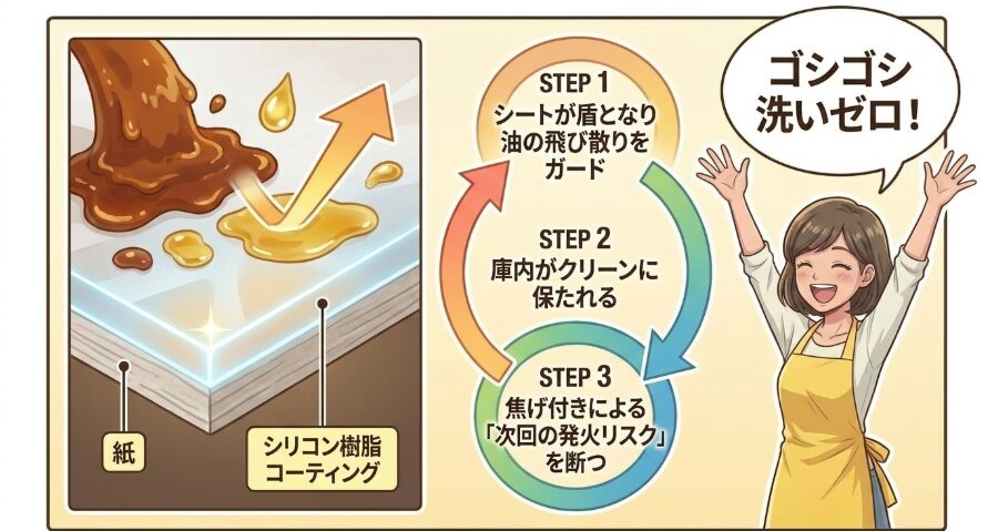 頑固な汚れをシャットアウト!焦げ付き防止のメカニズムと利点
