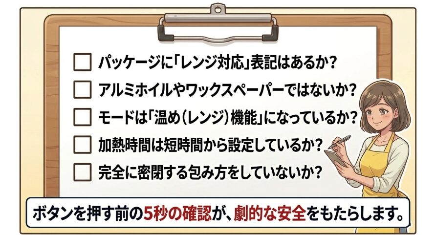 調理前に一読!トラブルを防ぐための直前安全チェックリスト