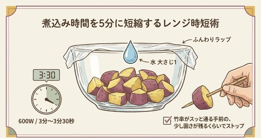 電子レンジで時短になる下ごしらえのテクニック