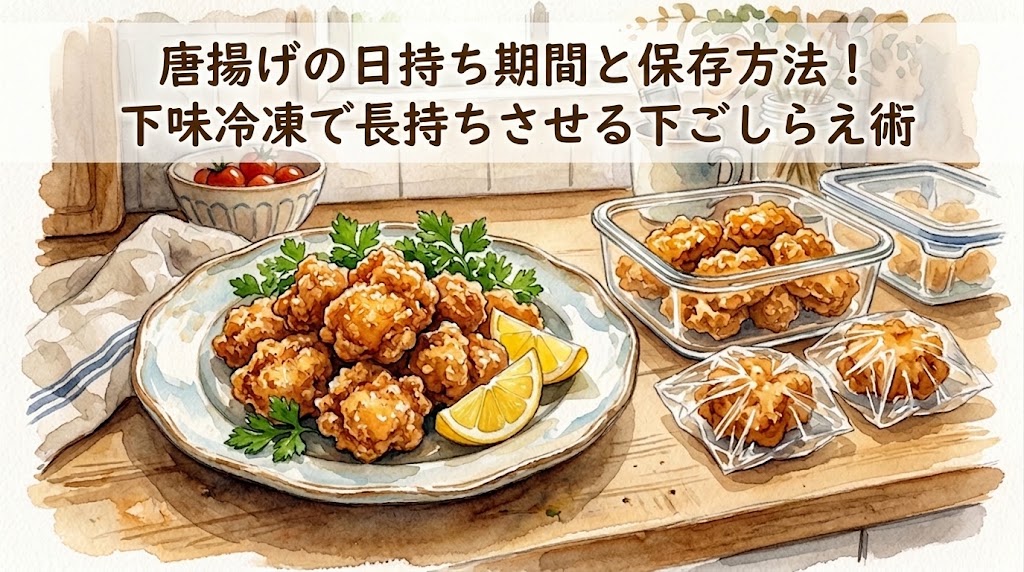 唐揚げの日持ち期間と保存方法！下味冷凍で長持ちさせる下ごしらえ術